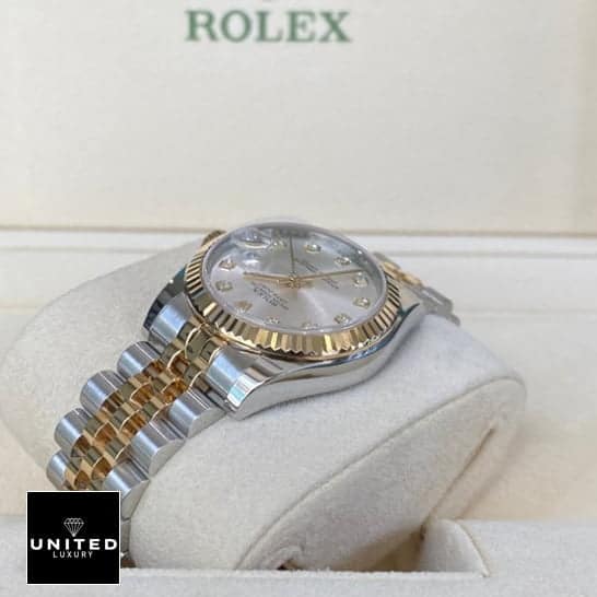 Rolex Datejust 16233 Steel Gold Mother of Pearl Replica 3 Rolex Datejust 16233 Steel & Gold Jubilee Bracelet Replica