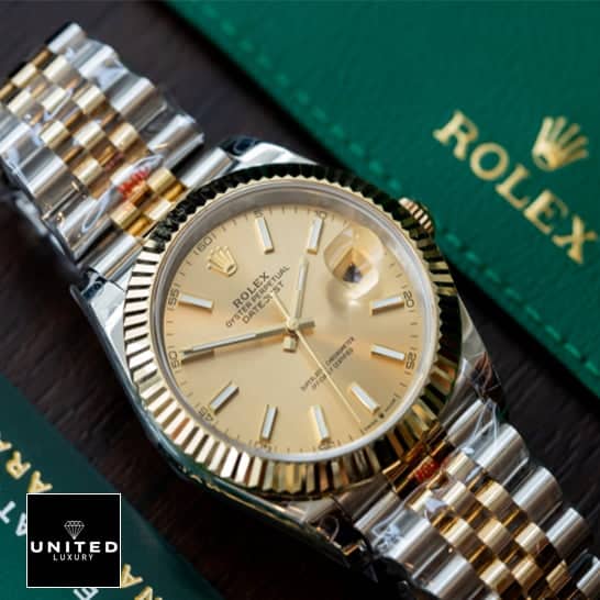 Rolex Datejust 116233 Champagne Dial Replica 4 Rolex Datejust 116233 Jubilee Replica