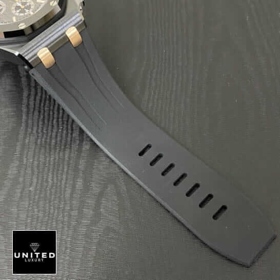 Audemars Piguet Royal Oak Offshore 26406FR.OO.A002CA.01 Replica Black Rubber Bracelet