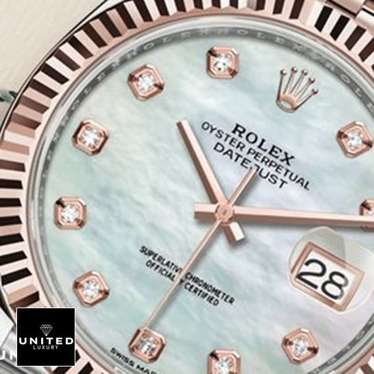 Rolex Datejust 126331-0013 Mother Of Pearl Dial Replica 1 Rolex Datejust 41 126331 Mother Pearl Diamond Dial & Rose Gold Fluted Bezel Replica