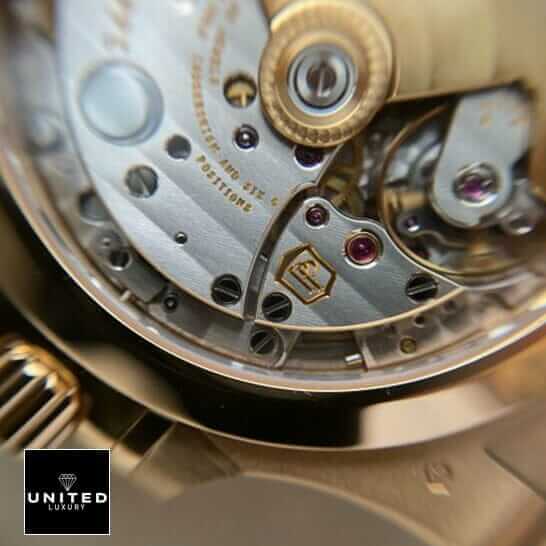 Patek Philippe Nautilus Rose Gold Replica 1 Patek Philippe 118-1200r-010 Gold Mechanism Replica mechanism view