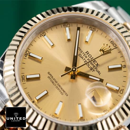 Rolex Datejust 116233 Champagne Dial Replica 1 Rolex Datejust 116233 Yellow Gold Dial & Fluted Bezel Replica