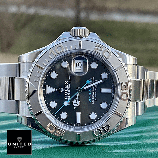 Rolex Yacht-Master 116622-0003 Platinum & Rhodium Dial Replica 2 Rolex 116622-0003 Yacht Master Grey Dial Replica on the rolex box