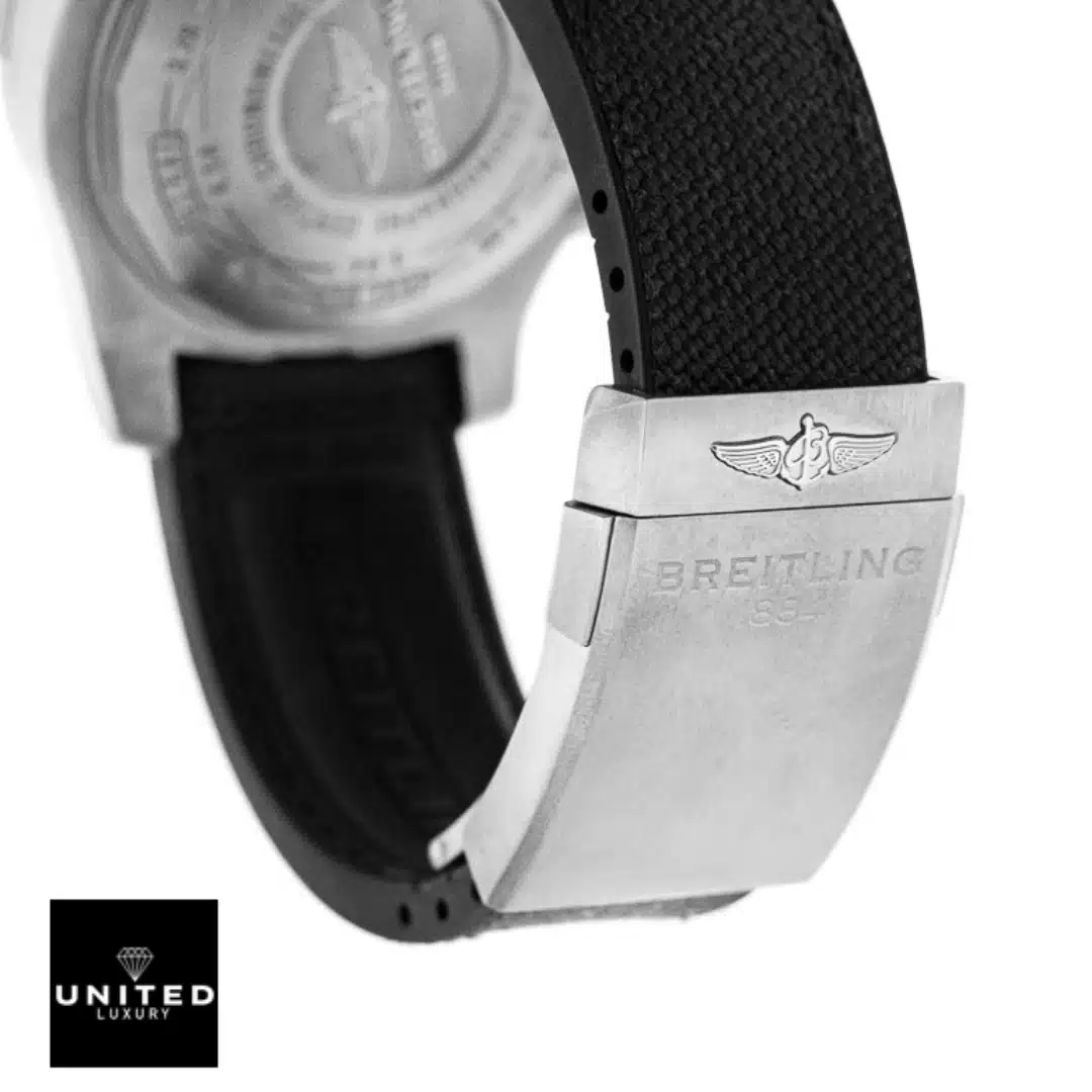 Breitling Super Avenger II Replica 2 Breitling Super Avenger II A1337111/BC29-442X Rubber Bracelet Stainless Steel Clasp Replica