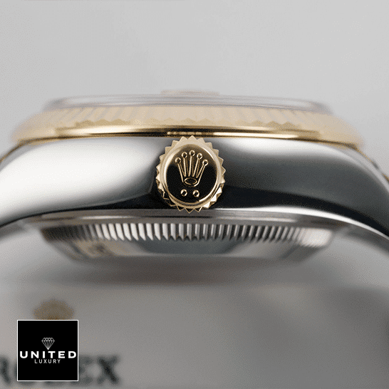 Rolex Datejust 279173-0019 Replica 2 Rolex Lady-Datejust 279173-0019 S.Steel Case Yellow Gold Crown Pusher Replica