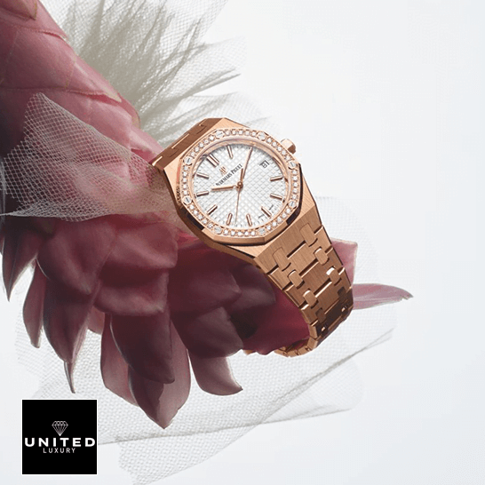 Audemars Piguet Diamond Bezel Replica 2 Audemars Piguet Royal Oak Replica white background