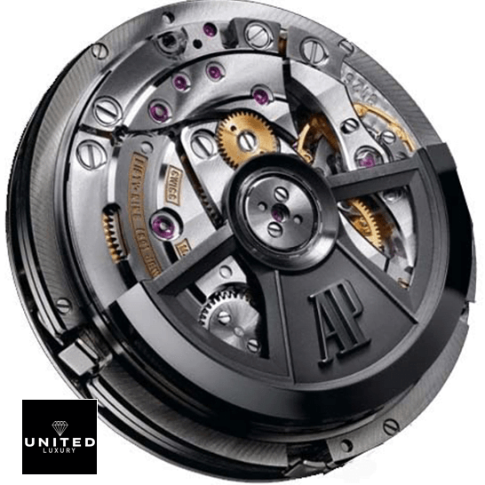 AP Sebastien Buemi Replica 4 Audemars Piguet Royal Oak 26207IO.OO Mechanism Replica white background