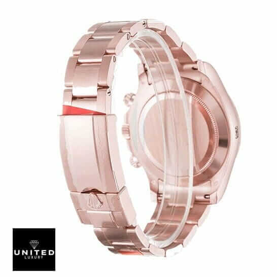 Rolex Everose Diamond Replica 2 Rolex Datejust 278245 Everose Gold Oyster Fold Clasp Replica