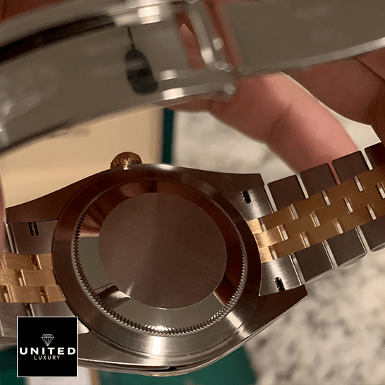 Datejust 126333 Replica 6 Rolex 126333 Stainless Steel Case Jubilee Replica upside view