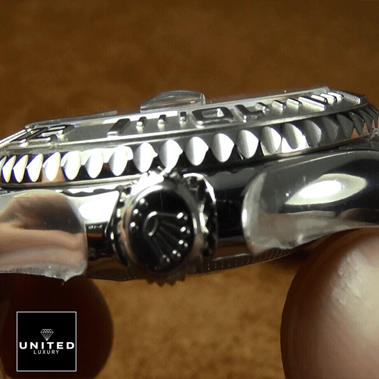 Rolex Oyster Perpetual Yacht-Master Replica 6 Rolex Yacht Master Platinum Steel Replica crown / push button