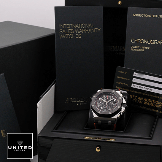 AP Vampire Replica 5 Audemars Piguet Royal Oak 26470SO.OO Black Bezel Steel Case Replica in the box