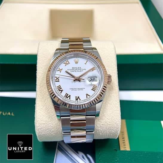 Rolex Datejust White Roman Replica 5 Rolex Datejust 36 White Gold Roman Numerial Dial Oyster Replica