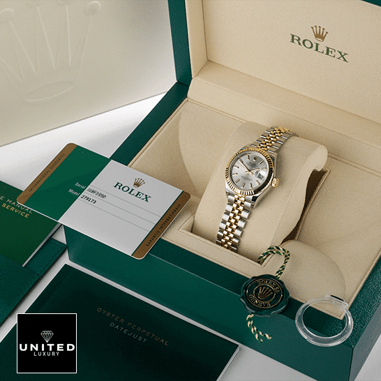 Rolex Datejust 279173-0019 Replica 4 Rolex Lady-Datejust 279173-0019 Yellow Gold Jubilee Replica & Guarantee Card in the Rolex Box