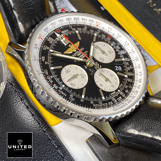 Breitling Navitimer B01 Leather Replica 4 Breitling Navitimer Black Chronograph Dial Replica black dial