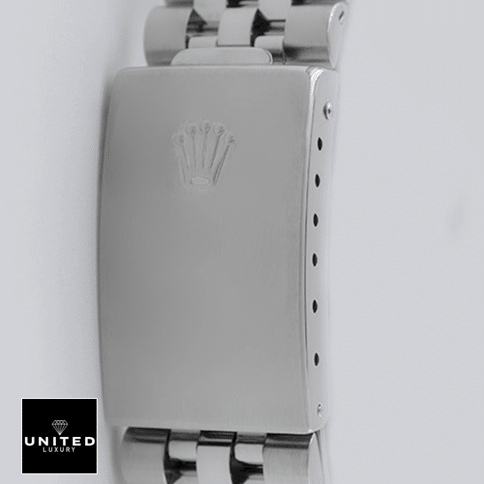 Rolex Datejust 116234-0084 Silver Dial Replica 5 Rolex Datejust 36 116234-0084 Replica Fold Clasp on the Rolex logo