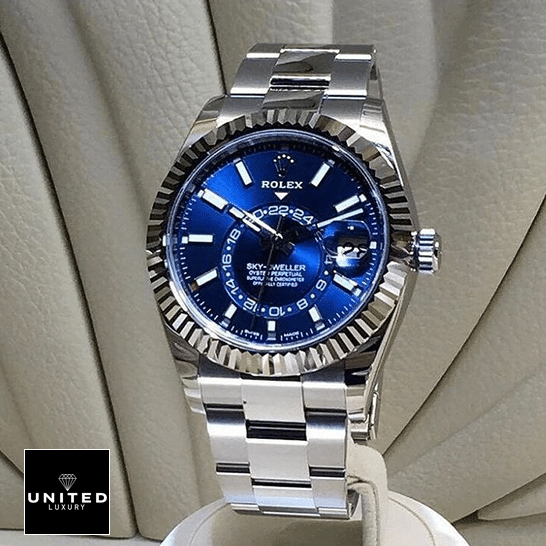 Rolex Sky-Dweller Blue Dial Stainless Steel 326934-0003 Oyster Replica 2 Rolex Sky-Dweller Blue Dial Stainless Steel 326934-0003 Oyster Replica