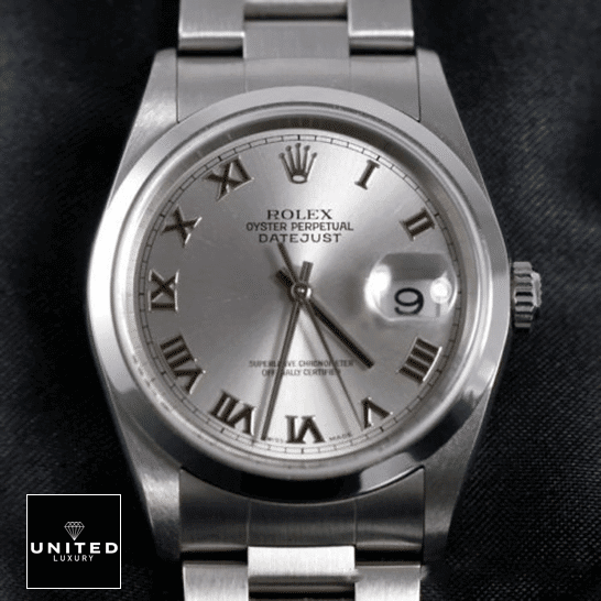 Rolex Perpetual 116200 Replica 1 Rolex Datejust 36 Perpetual 116200 Silver Romen Numerial Dial Replica