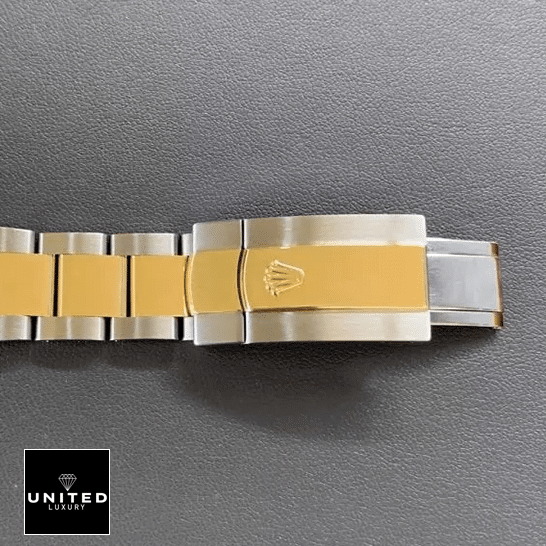 Rolex Datejust 126331-0013 Mother Of Pearl Dial Replica 5 Rolex Datejust 41 126331-0013 Two Tone Oyster Bracelet Replica Fold Clasp on the Rolex Logo