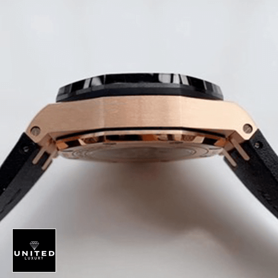 AP Rose Gold Black Replica 5 Audemars Piguet Royal Oak Offshore 26401RO.OO_.A002CA Replica side view