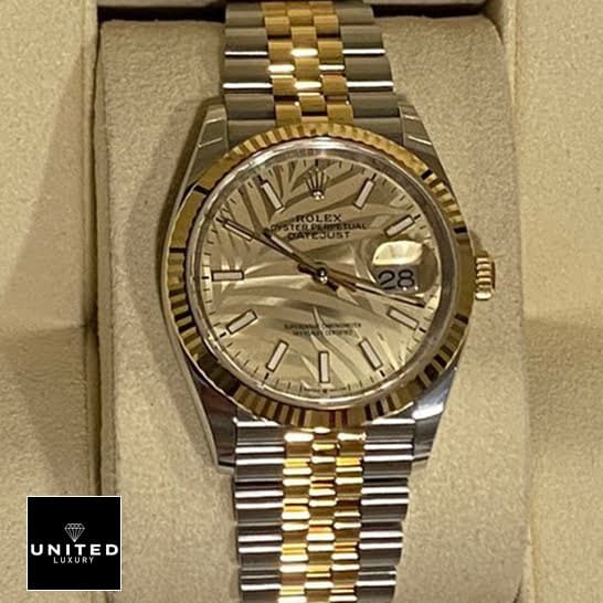 Rolex Datejust 36 Yellow Gold Replica 3 Rolex Datejust 36 126231-0033 Yellow Gold Fluted Bezel Replica