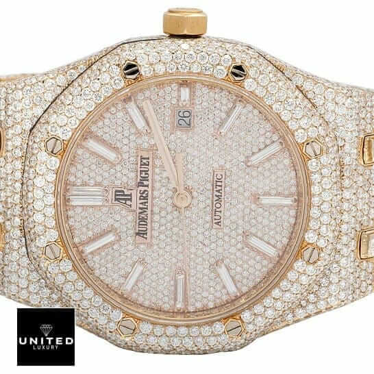 Fully Iced Out Ap Replica 1 Audemars Piguet Royal Oak Iced Out Replica