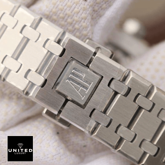 Royal Oak Tourbillon Black Replica 2 Audemars Piguet Stainless Steel Replica on the hand