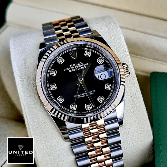 Rolex 126231 Replica 6 Rolex Datejust 126231 Everose Gold Jubilee Replica in the rolex box