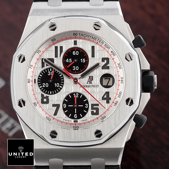 AP Panda Replica 4 Audemars Piguet White Dial 26170ST.OO_.D101CR.02 Steel Case Replica front view
