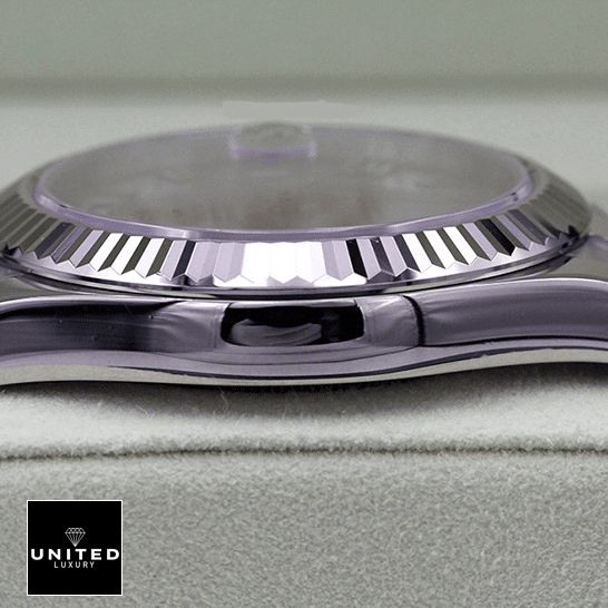 Rolex Day-Date 218239-0041 V6 White Roman Dial Replica 6 rolex-day-date218239-0041-replica-leftside