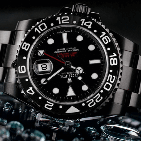 Rolex Blaken GMT-Master II Single Red Replica 2 Rolex Blaken GMT-Master II Black Dial Oyster Replica