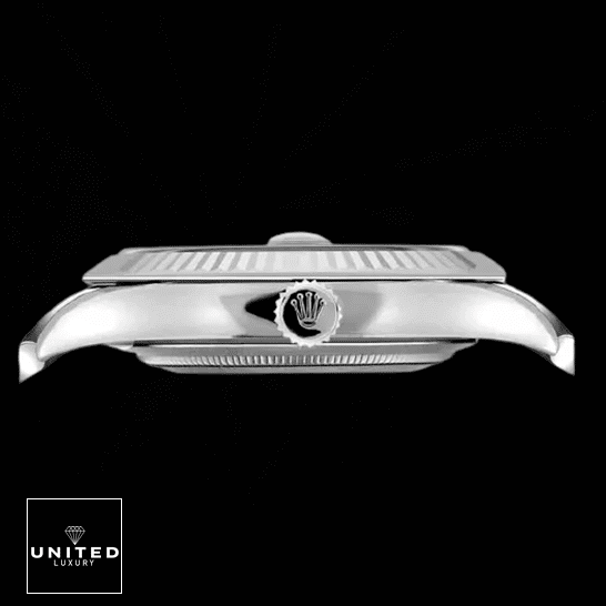 Rolex Lady Datejust Replica 5 Rolex Datejust 179179 S.Steel Case & Crown Pusher Replica Right Side