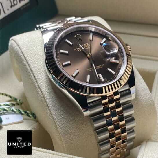 Rolex Datejust 126331 Everose Gold Automatic Chocolate Dial Jubilee Replica 5 rolex-126331-chocolate-replica-luxurywatch-3