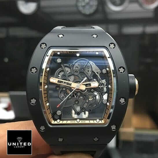 Richard Mille RM055 Bubba Watson Replica 3 Richard Mille RM055 Bubba Watson Replica black background