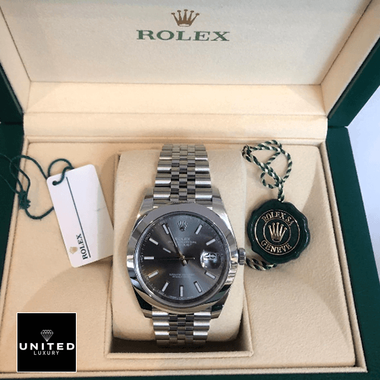 Rolex Datejust 126300 Stainless Steel Grey Dial Replica 6 rolex-datejust-126300-0008-replica-unitedluxury