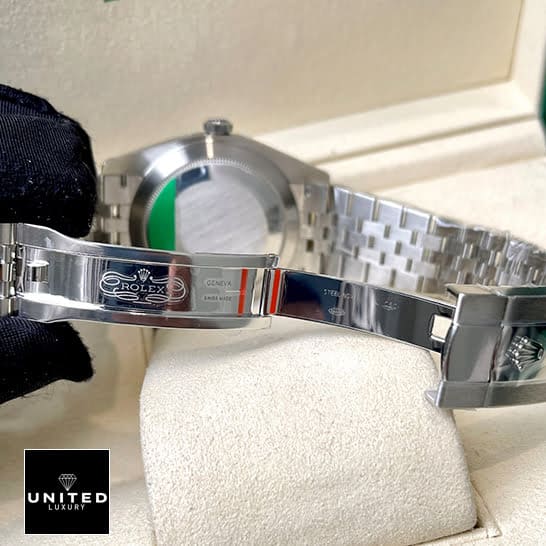 Rolex Datejust Blue Dial Steel Replica 4 Rolex Datejust 41 126334 Replica open Fold Clasp