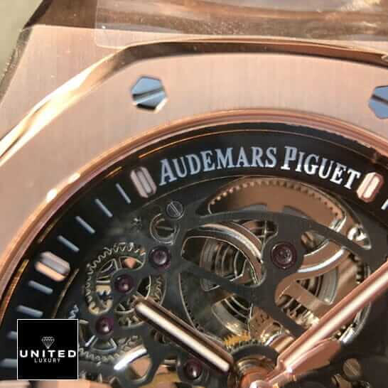 AP Skeleton Rose Replica 4 Audemars Piguet Royal Oak Skeleton Rose Gold Case Replica