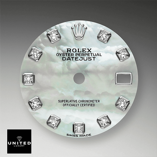 Rolex Datejust 279384RBR White Gold Mother Pearl Dial Jubilee Replica 3 Rolex Datejust 279384RBR Mother Pearl Diamond Dial Replica