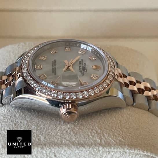 Rolex Datejust 126233 Replica 5 Rolex Datejust 126233 Stainless Steel Case Rose Gold Crown Pusher Replica Watches