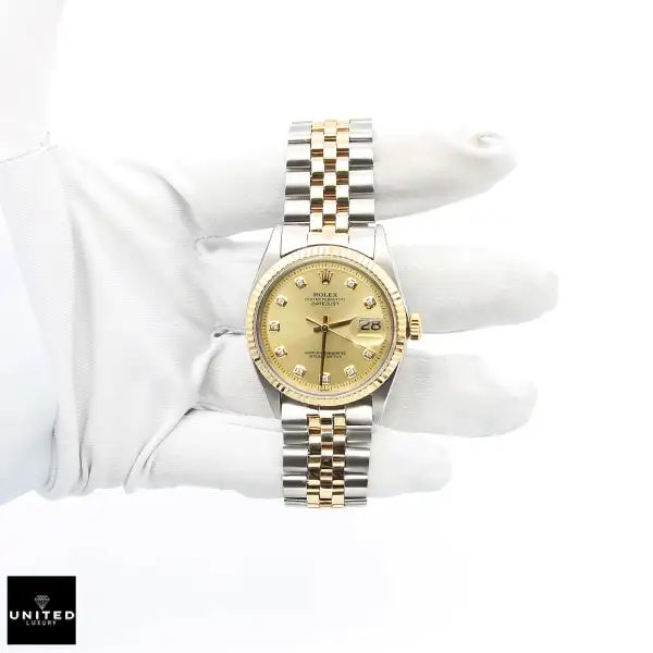 Rolex Datejust 36 Gold 126233 Jubilee Replica 1 rolex datejust 36 replica