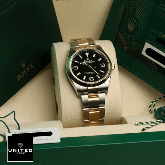 Rolex Explorer 124273 Black Dial Replica 1 Rolex 2021 Explorer 124273 Oyster Bracelet Replica in the Rolex Box & Guarantee Card