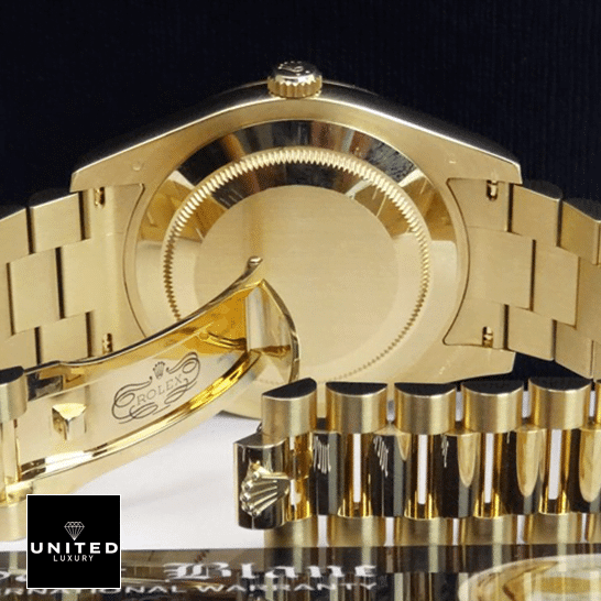 Rolex Collection Replica 6 Rolex Day-Date II 218238-0037 Yellow Gold Case Replica Open Fold Clasp