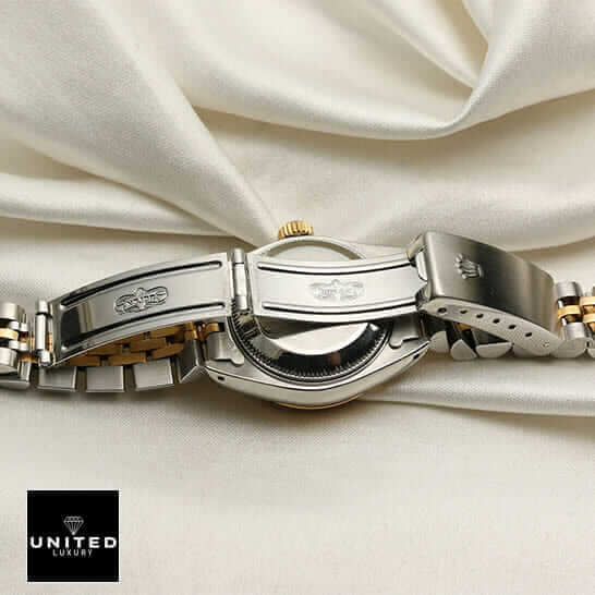 Rolex Datejust Yellow Gold Steel Diamond Dial Ladies 69173 Jubilee Replica 7 rolex-69173-diamond-replica3