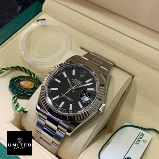 Rolex Datejust 116334BKSO Automatic Black Dial Replica 3 Rolex Datejust II Automatic Black Dial 116334BKSO Oyster Replica in the box