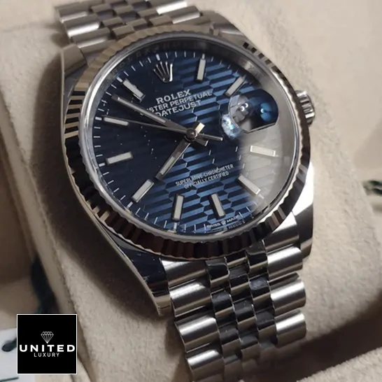 Rolex Datejust Steel Automatic 126234 Blue Dial Jubilee Replica 1 rolex 126234 blue motif replica 3