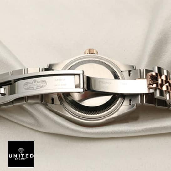 Rolex 279171-0021 Everose Replica 3 Rolex 279171 Stainless Steel Case Replica white background