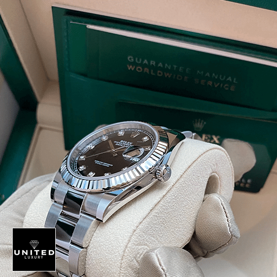 Rolex 279174 Replica 5 Rolex Datejust Black Dial Stainless Replica quarantine card and worldwide delivery