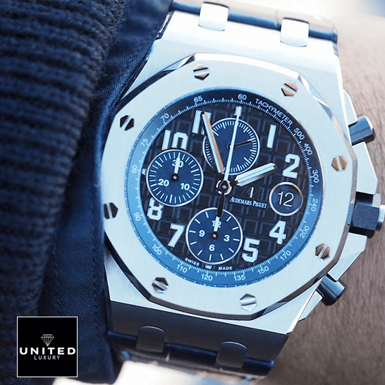 Audemars Piguet Royal Oak Offshore 26470ST.OO.A028CR.01 Replica 3 audemars_piguet_royal_oak_offshore_chronograph_26470ST.OO_.A028CR.01_replica_hand_two