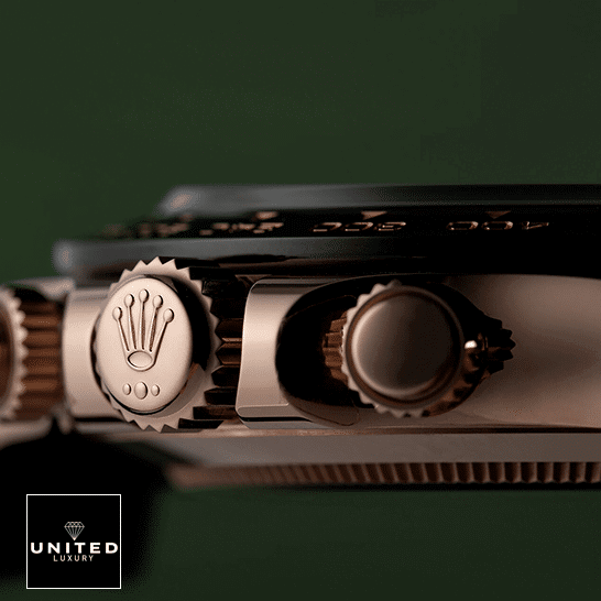 Rolex Daytona Cosmograph 116515LN Rose Gold Dial Replica 4 Rolex Daytona Cosmograph 116515LN Rose Gold Button & Crown Pusher Replica