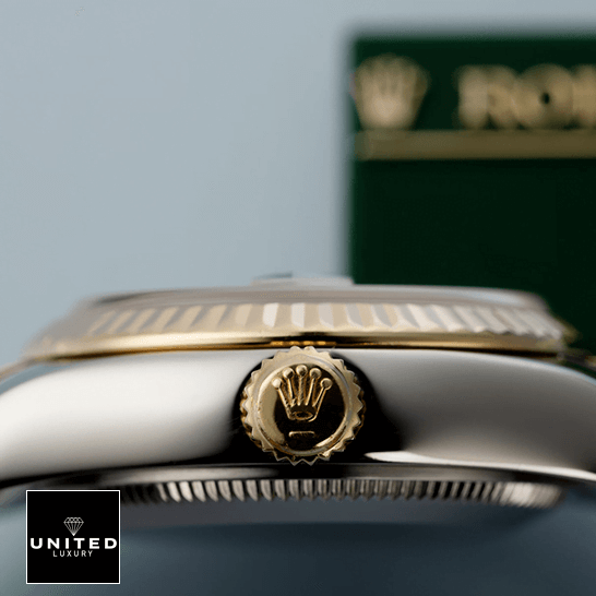 Rolex Datejust 179173 Yellow Gold & Diamond Silver Dial Replica 6 Rolex Datejust Yellow Gold Replica crwon / pusher button