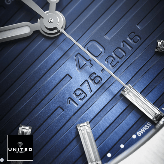 Patek Philippe Nautilus Platinum Blue Replica 5 Patek Philippe Nautilus Blue Dial Sw?ss Made Replica white second hand